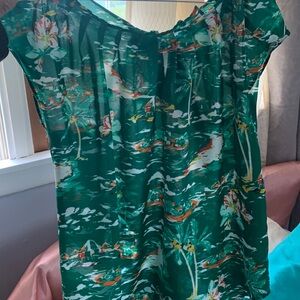 Green blouse size small